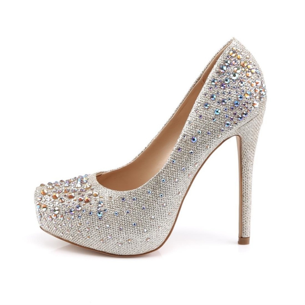 Destiny-06 Fabulicious rhinestone Pleaser heels